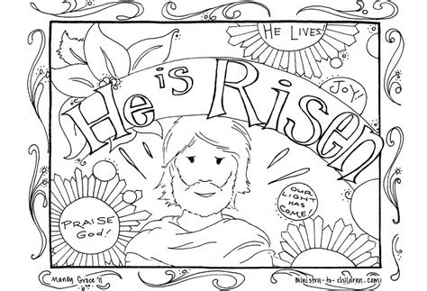 Download Religious easter coloring pages to download and print for free