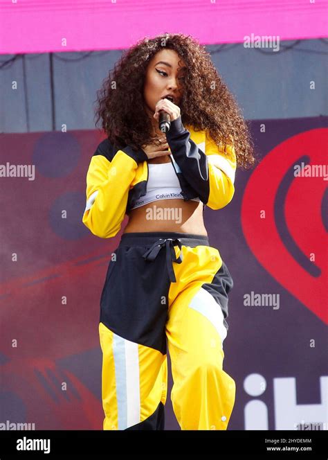 leigh anne pinnock little mix performing at the daytime village at the 2017 iheart music