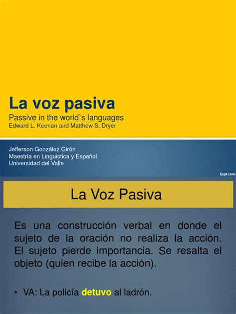 We did not find results for: La voz pasiva.ppt | Asunto (gramática) | Verbo