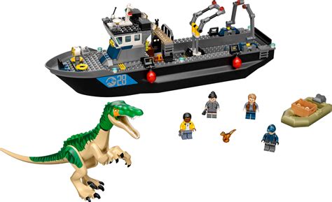 Lego Jurassic World Baryonyx Dinosaur Boat Escape Building Set 76942