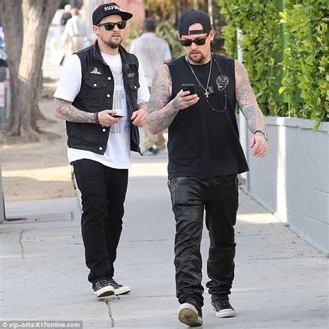 I like that if i ever needed to leave the country, i could just take his passport and i could probably have a good day or two jump on everyone. Benji and Joel Madden wear matchy matchy outfits for a day ...