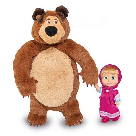 Promotional Kinds Doll Masha And The Teddy Bear Plush Toys Buy Masha