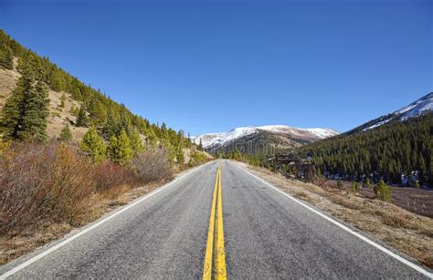 Scenic Mountain Road In Autumn Travel Concept Picture Stock Image