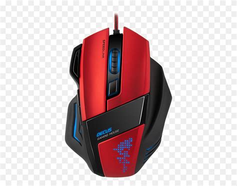 Speedlink Decus Gaming Mouse Black And Red Gaming Mouse Png Flyclipart