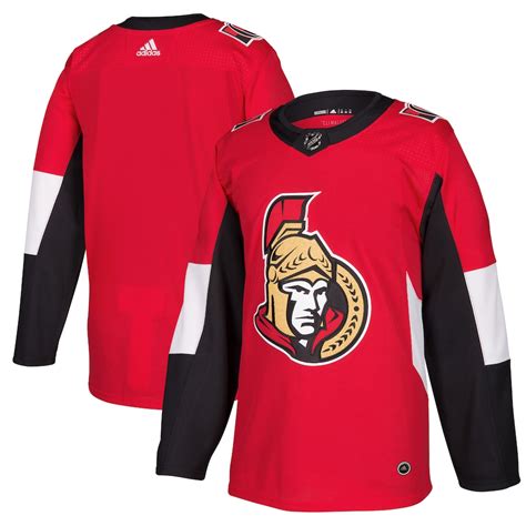 Adidas Ottawa Senators Red Home Authentic Blank Jersey