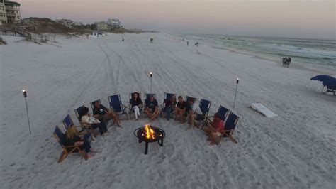 Bonfire on the beach near me. 30A FL Seagrove Beach Bonfire Party 2017 Aerial Montage ...