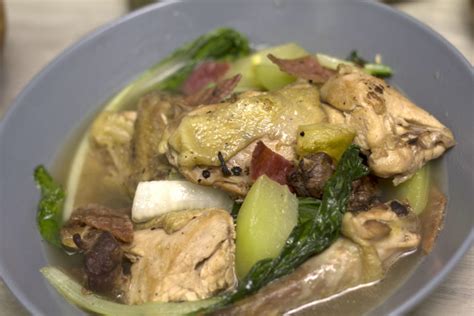 This chicken stew takes under an hour, but it tastes like it's been simmering on the stove for hours. "Beaten" Chicken Stew | Pinikpikan Recipe - Maputing Cooking