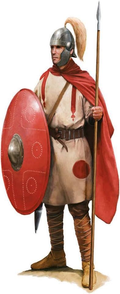 A Roman Soldier Of The Limitanei Unit 5th Century Ad Artwork By Tom