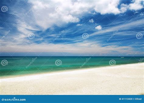 Clear Water And Blue Sky Stock Photo Image Of Poda Beach 41113420