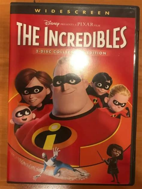 The Incredibles Dvd 2 Disc Set Widescreen Collectors Edition Used