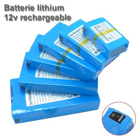 Batterie 12v Li Ion Lithium Rechargeable