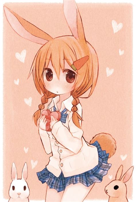 Anime Bunny Girl Neko Kawaii Art Kawaii Kawaii Bunny Anime Love