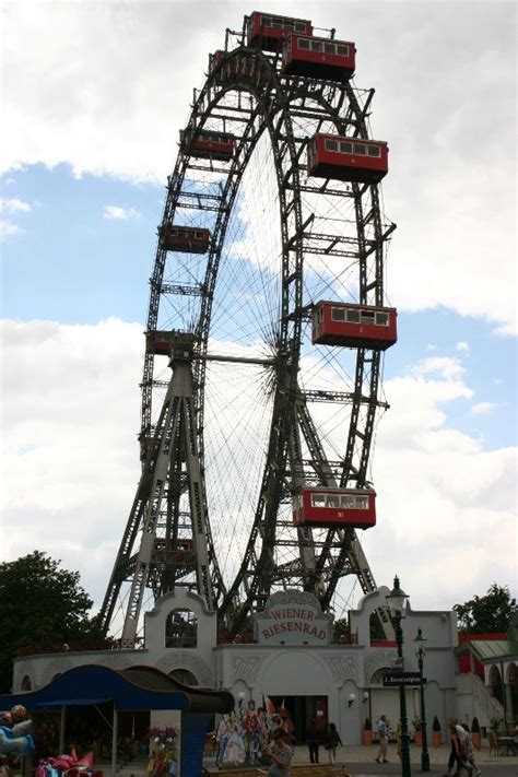 The Giant Ferris Wheel Wiener Riesenrad Prater Vienna Travel