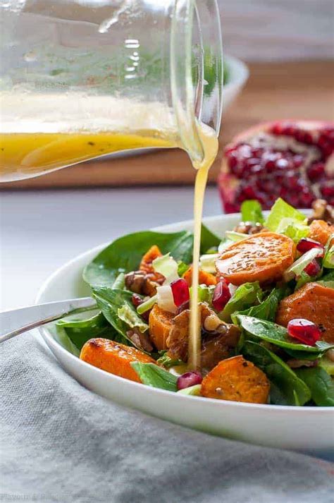 Cook, stirring, until starting to soften, 8 to 10 minutes. Roasted Sweet Potato Spinach Salad with Maple Walnuts and ...