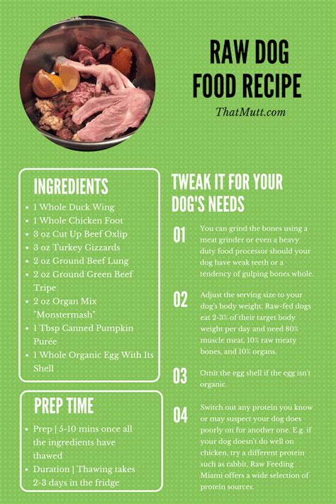 The Top 15 Raw Dog Food Diet Recipes Easy Recipes To Make At Home