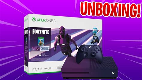 Oha Unboxing Neue Xbox One S Fortnite Edition Youtube