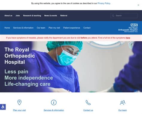 The Royal Orthopaedic Hospital Nhs Foundation Trust Silktide Index