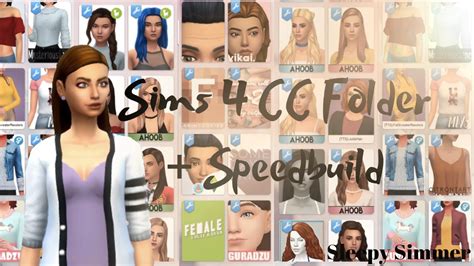 Sims 4 Cc Folder Maxis Match Speed Cas Youtube