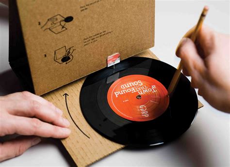 Cardboard Record Player Record Sleeves Record Player Sound Design