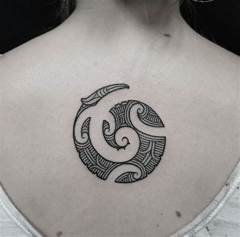 The word itself means 'heart'. Small Koru tattoo done by Tristan #sunsettattoo nz www ...