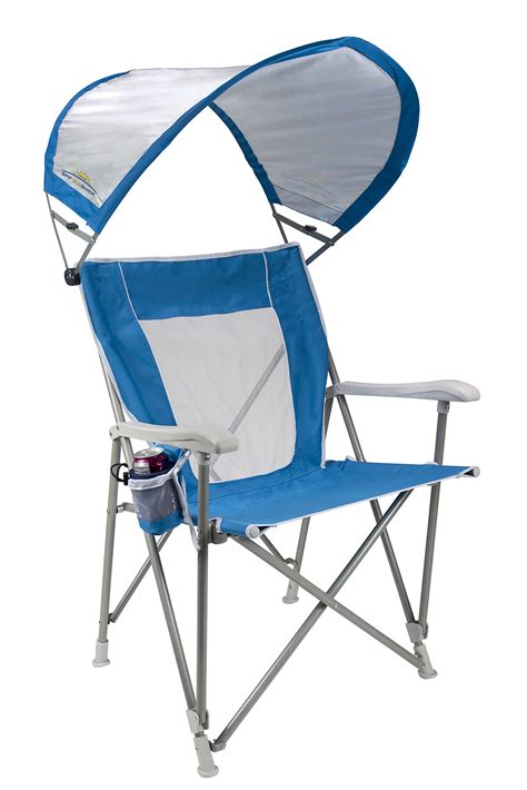Gci Outdoor Waterside Sunshade Folding Captains Beach Chair With