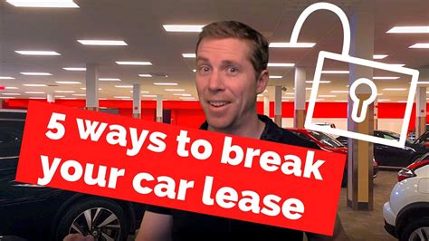 Here are five common scenarios to review before you make a decision. 5 Ways to Get Out of a Car Lease Before the End - YouTube