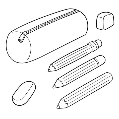 Best Plastic Pencil Case Illustrations Royalty Free Vector Graphics