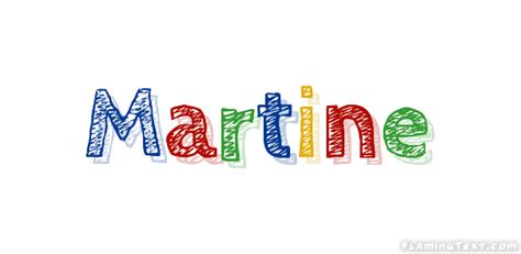 Martine Logo Outil De Conception De Nom Gratuit à Partir De Texte