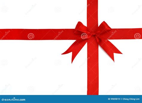 Red Cross Ribbon And Bow Royalty Free Stock Images Image 9989819