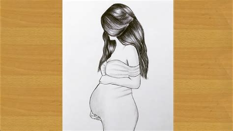 how to draw a pregnant girl netwhile spmsoalan