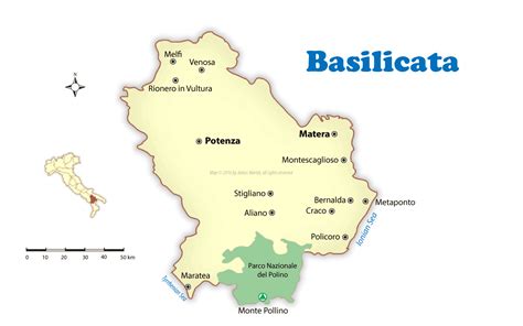 Basilicata Cities Map And Travel Guide