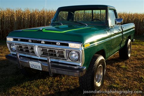 I wasn't interested in the performance very much. 1976 Ford F100 The year I was born | Classic ford trucks ...