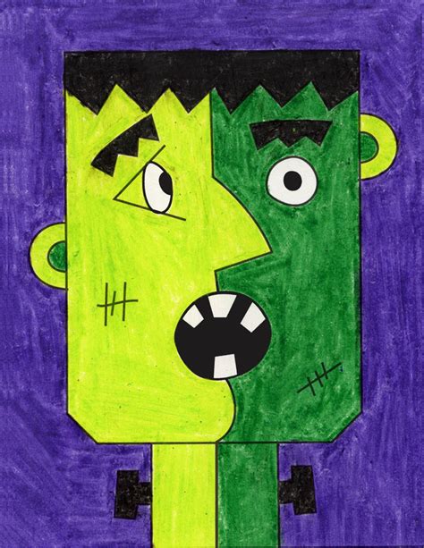 Easy Halloween Drawings Frankenstein Meets Picasso · Art Projects For Kids