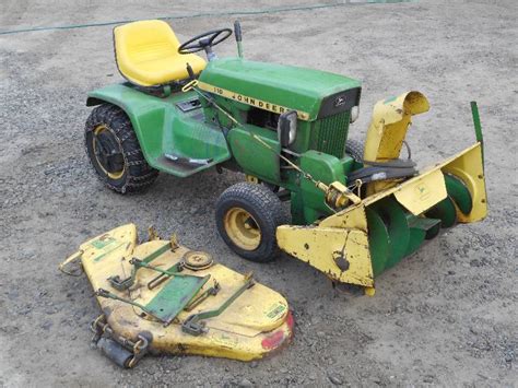 John Deere 110 Garden Tractor Kohl Loretto Equipment 266 K Bid