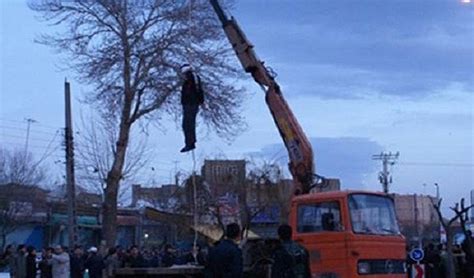 Iran Human Rights Article Iran Prisoner Hanged In Public