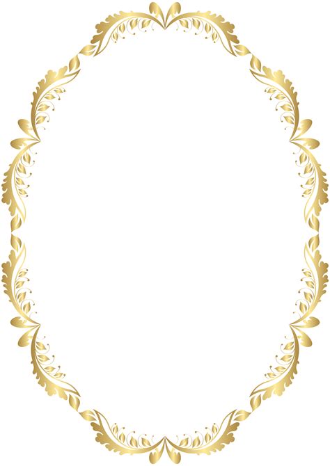 Gold Frame Border Png