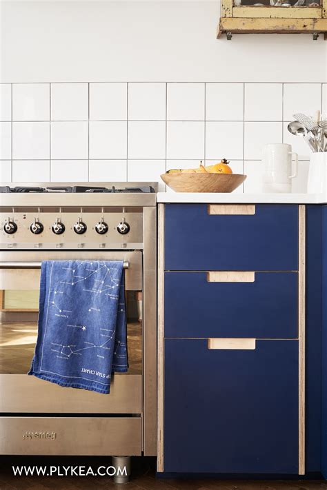This Kitchen Features Navy Blue 969 Formica Fronts With Our Semi