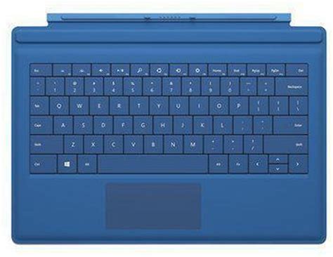 Microsoft Surface Pro 3 Type Cover Qwerty Blauw