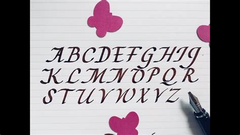 The word calligraphy is derived from greek, meaning beautiful writing. how to write in calligraphy | calligraphy fountain pen ...