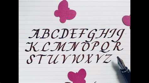 If something seems off and displeases you, if you have an improvement idea. how to write in calligraphy | calligraphy fountain pen ...