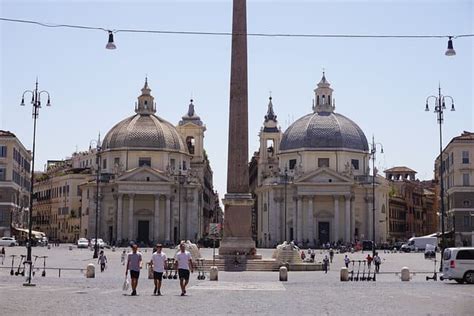 פיאצה דל פופולו Piazza Del Popolo כיכר העם של רומא מדריך למטייל