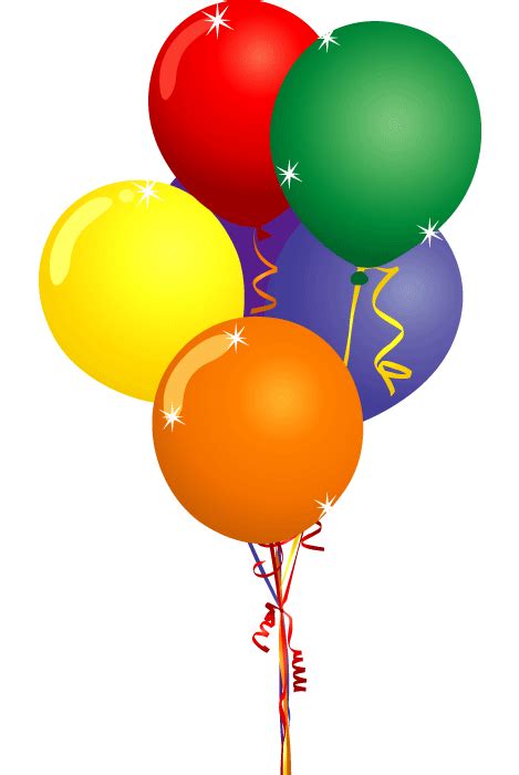 Free Birthday Balloons Clip Art Pictures Clipartix