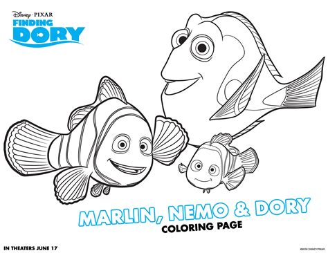 Dory Coloring Pages - Best Coloring Pages For Kids