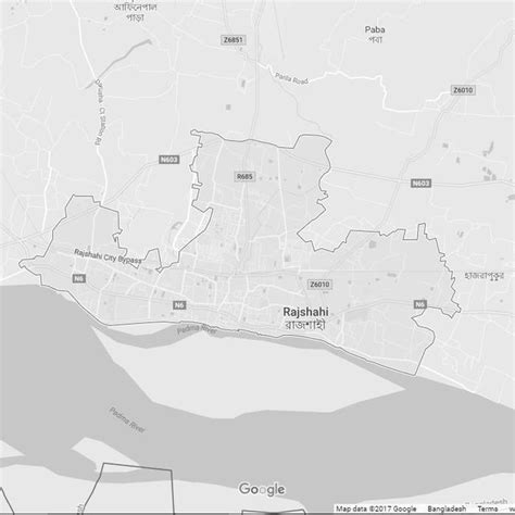 Rajshahi City Corporation Map Map With Cities