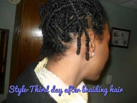 Make any of the following conditioning mixtures, apply to your hair, and let sit for a half hour: Grow Natural Hair Longer with Box Braids!!! - YouTube