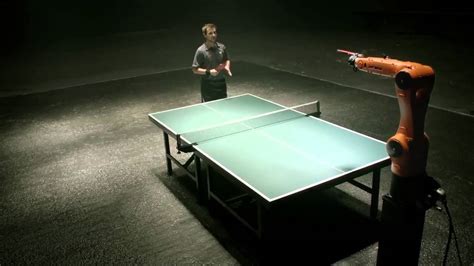 Ping Pong Campeon Mundial Vs Maquina Youtube