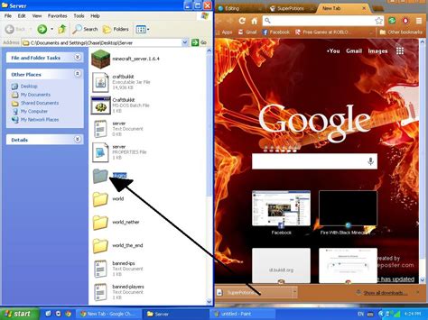 Also when placing plugins into the plugins folder the plugin will have a '.jar' extension. How to Install Bukkit plugins (windows XP) Minecraft Blog