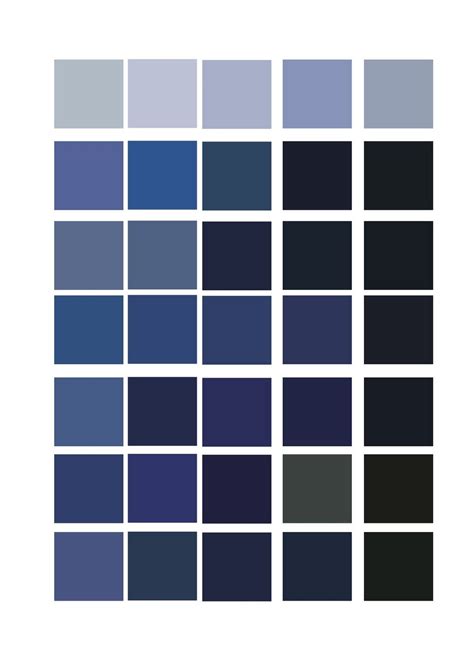 Blue Swatches Midnight Royal Navy Blue Paint Swatches Color