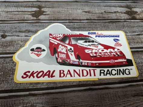 Vintage Skoal Bandit Racing Don Snake Prudhomme Funny Car Sticker 22