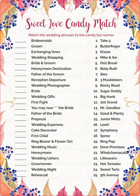 Bridal Shower Games With Answers Best Games Walkthrough